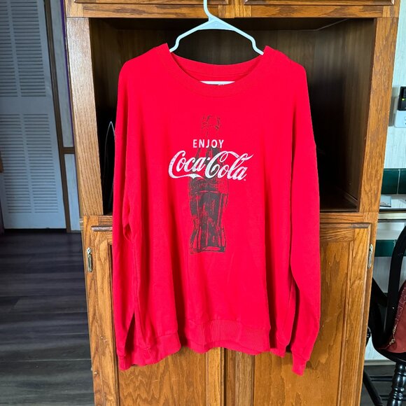 Coca Cola Red Sweatshirt sized XL - Picture 1 of 1